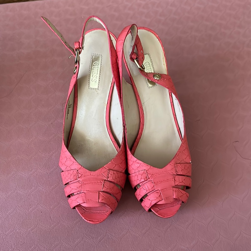 Coral High heels